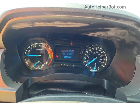 1FTER1EH0LLA42901 2020 FORD RANGER White Widok zestawu wskaźników