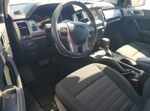 1FTER1EH1KLB02344 2019 FORD RANGER White Առջևի վահանակի տեսք