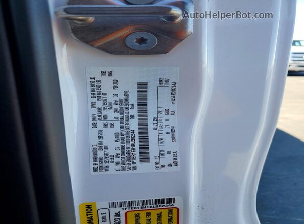 1FTER1EH1KLB02344 2019 FORD RANGER White Շարժիչի բաժամունքի տեսք