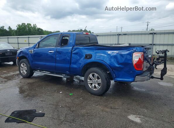 1FTER1EH1KLB02604 2019 FORD RANGER Синий Задняя левая четверть