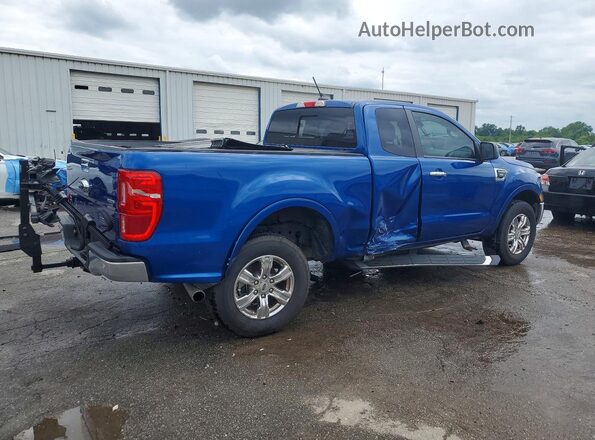 1FTER1EH1KLB02604 2019 FORD RANGER Синий Задняя правая четверть