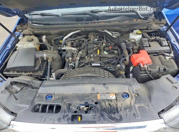 1FTER1EH1KLB02604 2019 FORD RANGER Синий Вид задней части салона