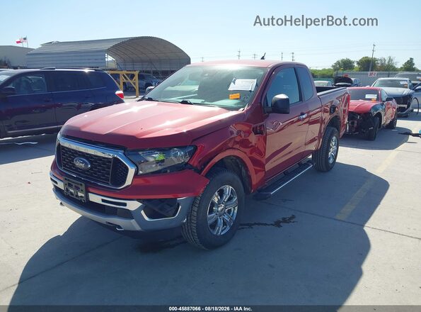 1FTER1EH4LLA20240 2020 FORD RANGER Красный Передняя левая четверть