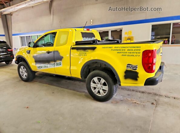 1FTER1EH6MLD15518 2021 FORD RANGER Yellow Rear left