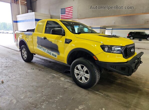 1FTER1EH6MLD15518 2021 FORD RANGER Yellow Front right