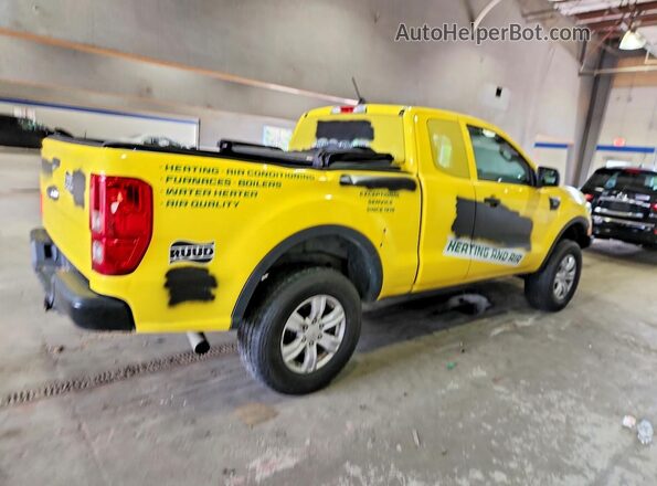 1FTER1EH6MLD15518 2021 FORD RANGER Yellow Rear right