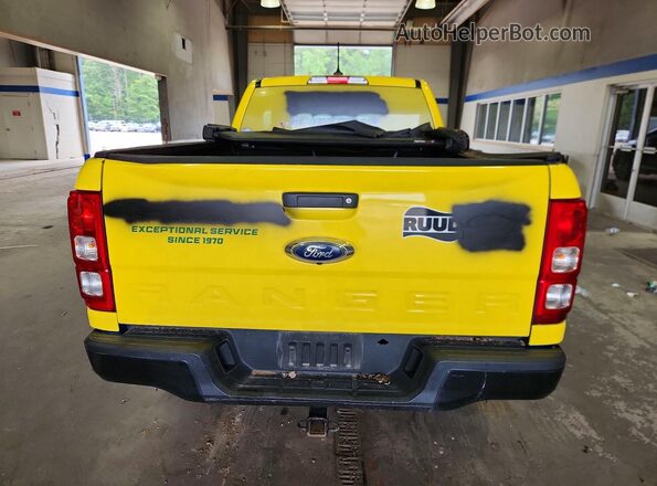 1FTER1EH6MLD15518 2021 FORD RANGER Yellow Rear view