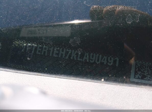 1FTER1EH7KLA90491 2019 FORD RANGER Gray Շարժիչի բաժամունքի տեսք