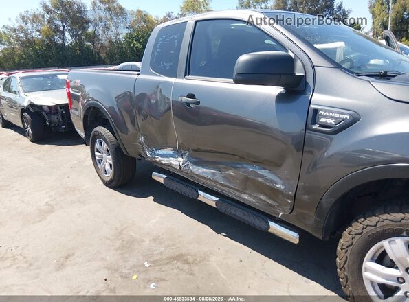 1FTER1EH7KLA90491 2019 FORD RANGER Gray Դիմացի տեսք