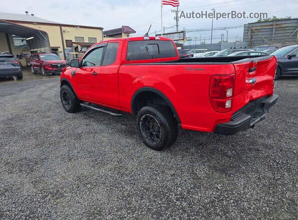 1FTER1EH7LLA78990 2020 FORD RANGER Красный Задняя левая четверть