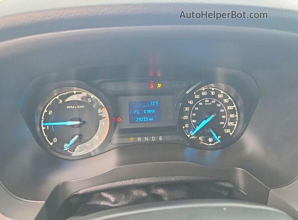 1FTER1EH7LLA78990 2020 FORD RANGER Красный Вид панели приборов
