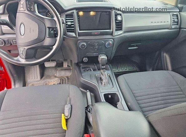 1FTER1EH7LLA78990 2020 FORD RANGER Красный Вид щитка приборов