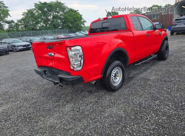 1FTER1EH7LLA78990 2020 FORD RANGER Красный Передняя правая четверть