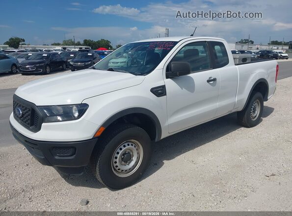 1FTER1EH8MLE07312 2021 FORD RANGER Белый Передняя левая четверть