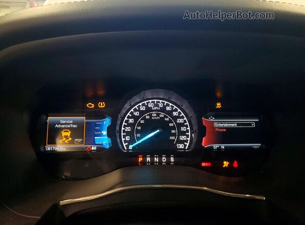 1FTER1EH9LLA18712 2020 FORD RANGER White ხელსაწყოთა პანელის ხედი