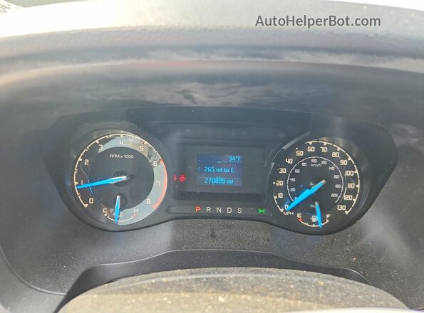 1FTER1EH9NLD39748 2022 FORD RANGER White ხელსაწყოთა პანელის ხედი