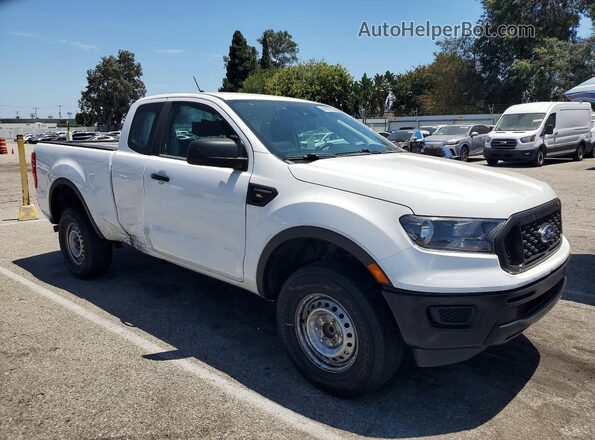 1FTER1EHXMLD55715 2021 FORD RANGER Белый Передняя правая четверть