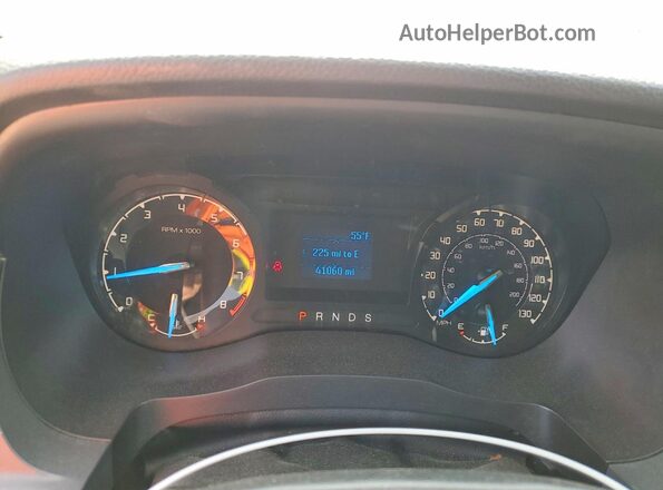 1FTER1FH2PLE34802 2023 FORD RANGER White Instrument cluster view