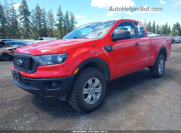 1FTER1FH3MLD53187 2021 FORD RANGER Red Przód lewy