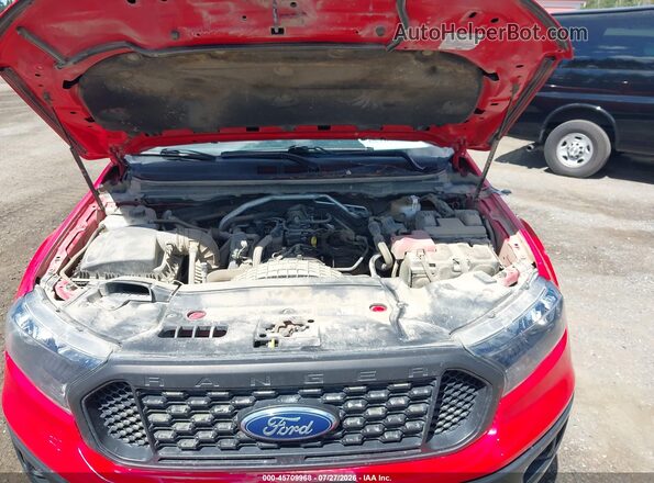 1FTER1FH3MLD53187 2021 FORD RANGER Red Widok z tyłu