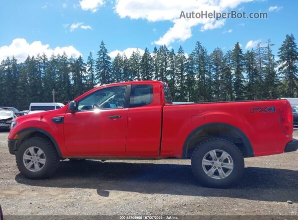1FTER1FH3MLD53187 2021 FORD RANGER Red Widok wnętrza 360 stopni