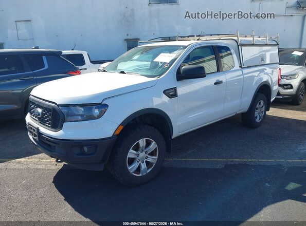 1FTER1FH4MLD10915 2021 FORD RANGER White წინა მარცხენა ხედი სამი მეოთხედიდან