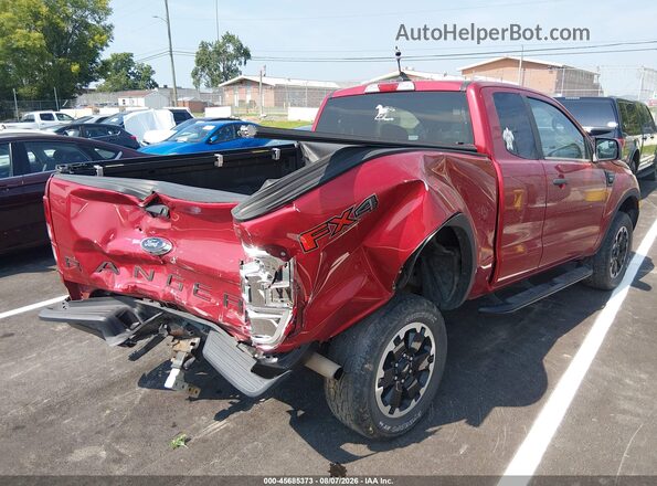 1FTER1FH6MLD18613 2021 FORD RANGER Red Դիմացի տեսք