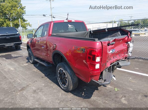 1FTER1FH6MLD18613 2021 FORD RANGER Red Հետևի ձախ