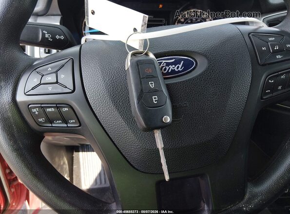 1FTER1FH6MLD18613 2021 FORD RANGER Red Առջևի վահանակի տեսք