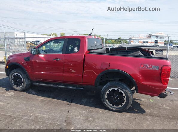 1FTER1FH6MLD18613 2021 FORD RANGER Red Սալոնի 360 աստիճան տեսք