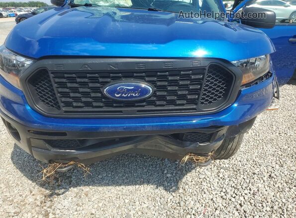 1FTER1FH8LLA48976 2020 FORD RANGER Blue Вид задньої частини салону