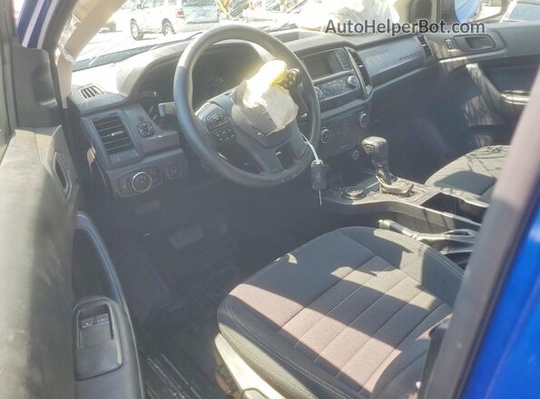 1FTER1FH8LLA48976 2020 FORD RANGER Blue Вид панелі приладів