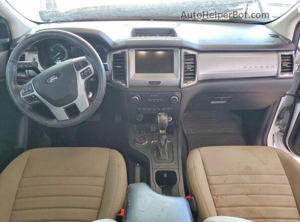 1FTER1FHXLLA82756 2020 FORD RANGER White Вид панелі приладів