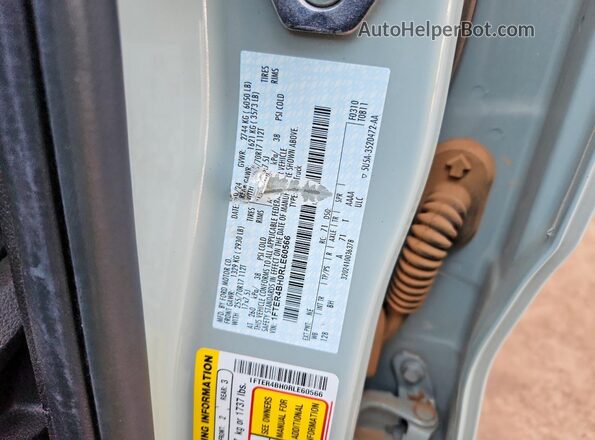 1FTER4BH0RLE60566 2024 FORD RANGER Gray VIN sticker view