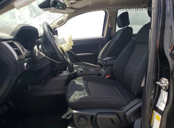 1FTER4EH0KLB00831 2019 FORD RANGER Black Вид салону спереду