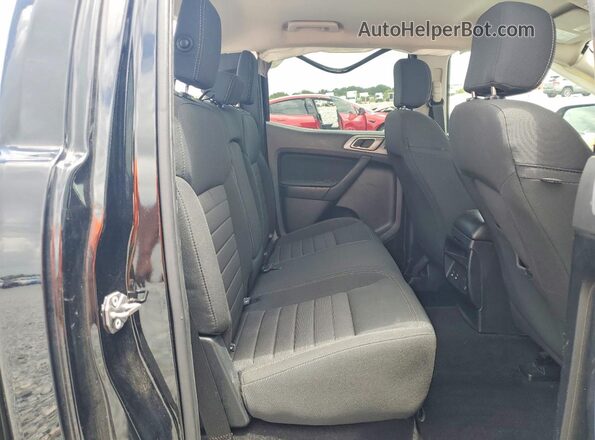 1FTER4EH0KLB00831 2019 FORD RANGER Black Вид задніх сидінь