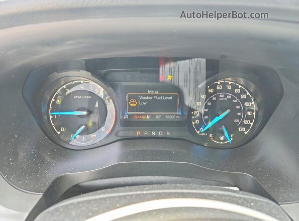 1FTER4EH0LLA56122 2020 FORD RANGER Черный Вид щитка приборов