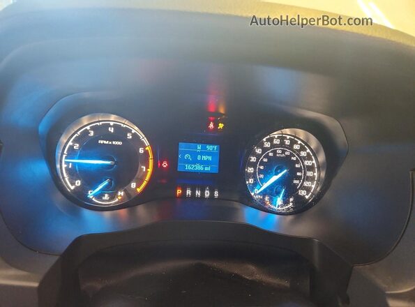 1FTER4EH0LLA65631 2020 FORD RANGER White Widok zestawu wskaźników