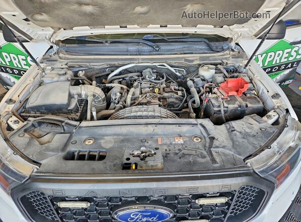 1FTER4EH0LLA65631 2020 FORD RANGER White Widok wnętrza z tyłu