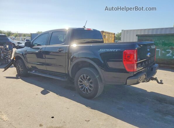 1FTER4EH0MLD35927 2021 FORD RANGER Black Հետևի ձախ