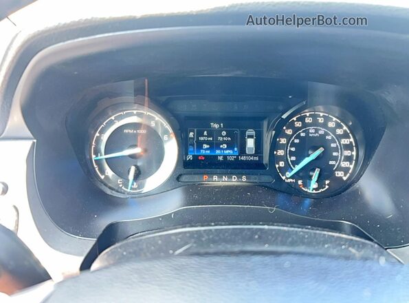 1FTER4EH1LLA07947 2020 FORD RANGER Silver Вид панелі приладів