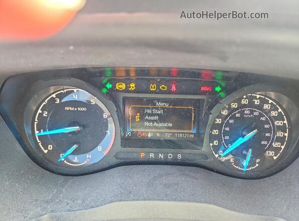 1FTER4EH1LLA46148 2020 FORD RANGER Black Вид щитка приладів