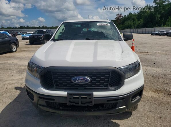 1FTER4EH1MLD80049 2021 FORD RANGER White Widok z przodu