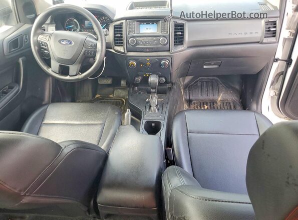 1FTER4EH1MLD80049 2021 FORD RANGER White Widok deski rozdzielczej