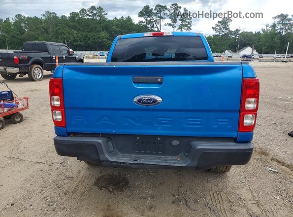 1FTER4EH2MLD88225 2021 FORD RANGER Blue Вид ззаду