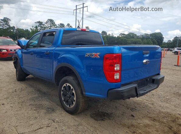 1FTER4EH2MLD88225 2021 FORD RANGER Blue Задня ліва чверть