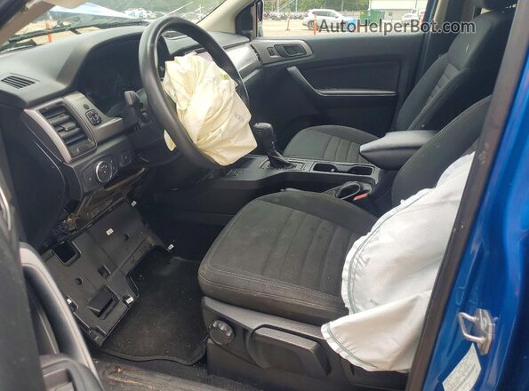 1FTER4EH2MLD88225 2021 FORD RANGER Blue Вид салону спереду