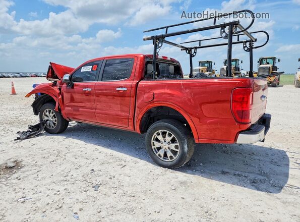 1FTER4EH3KLB24654 2019 FORD RANGER Red Задня ліва чверть