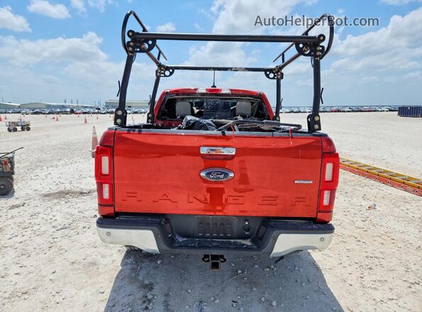 1FTER4EH3KLB24654 2019 FORD RANGER Red Вид ззаду