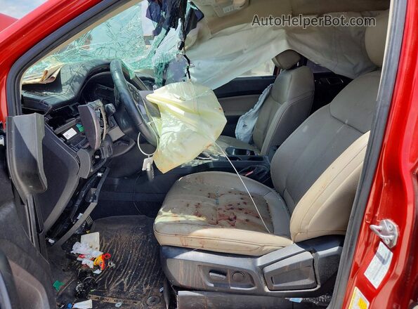 1FTER4EH3KLB24654 2019 FORD RANGER Red Вид салону спереду
